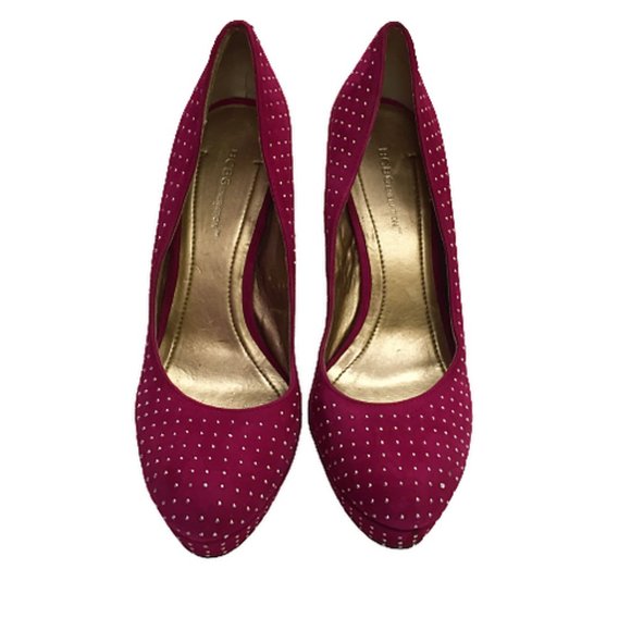 BCBG Size 9.5 Maxazria Heels with Diamond Studs - Picture 1 of 8
